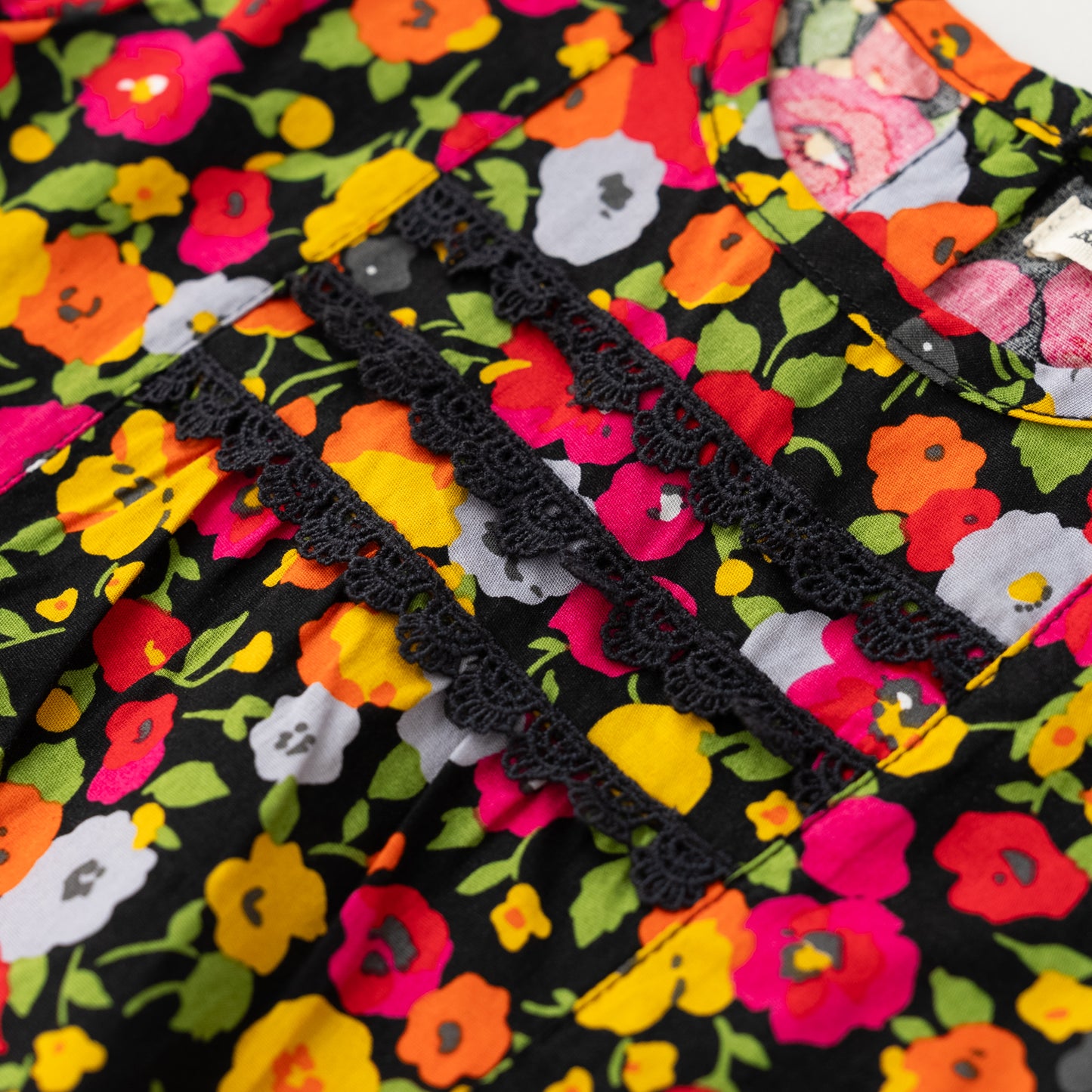 ブラウスワンピース【花柄】 PRINT
