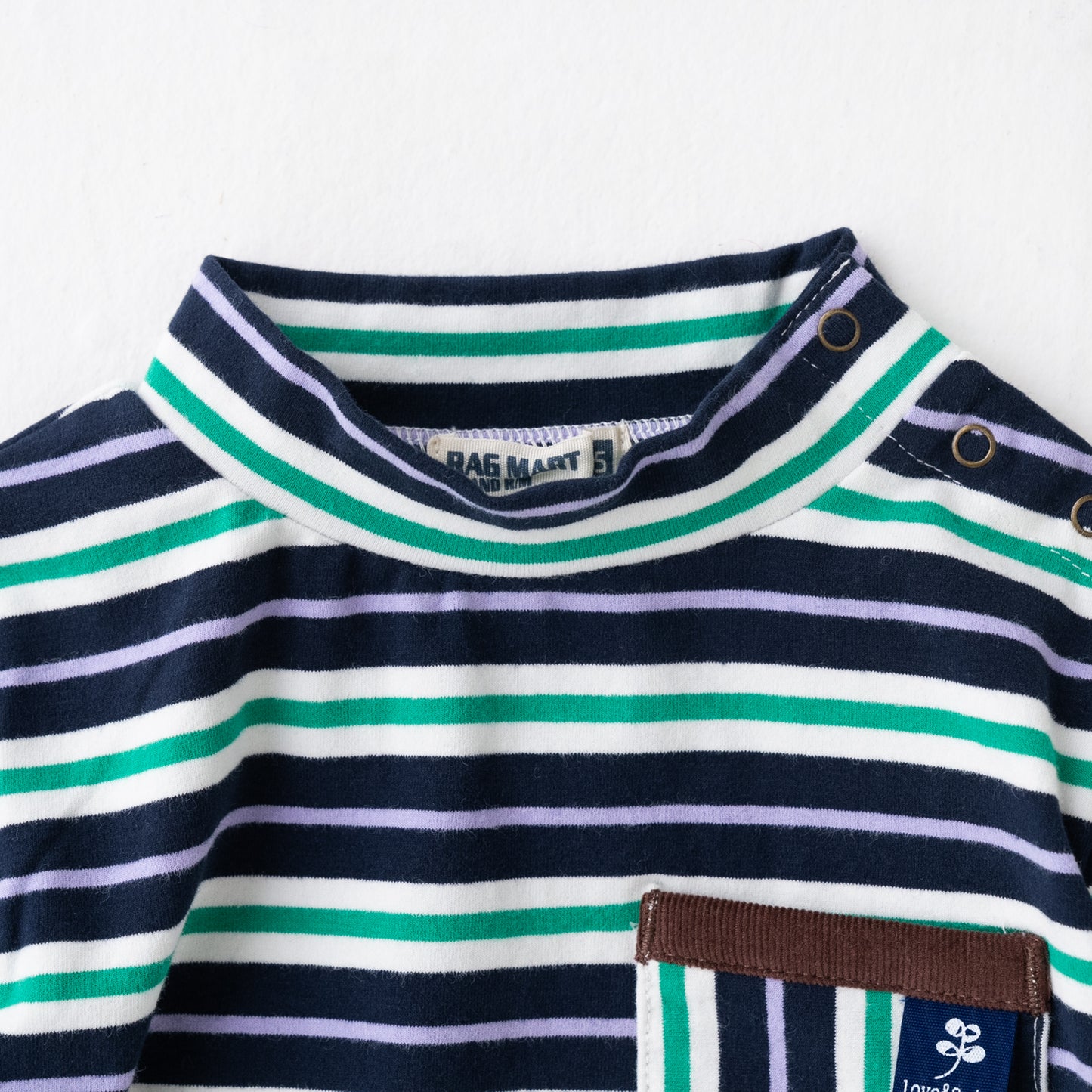 ハイネックTシャツ NAVY