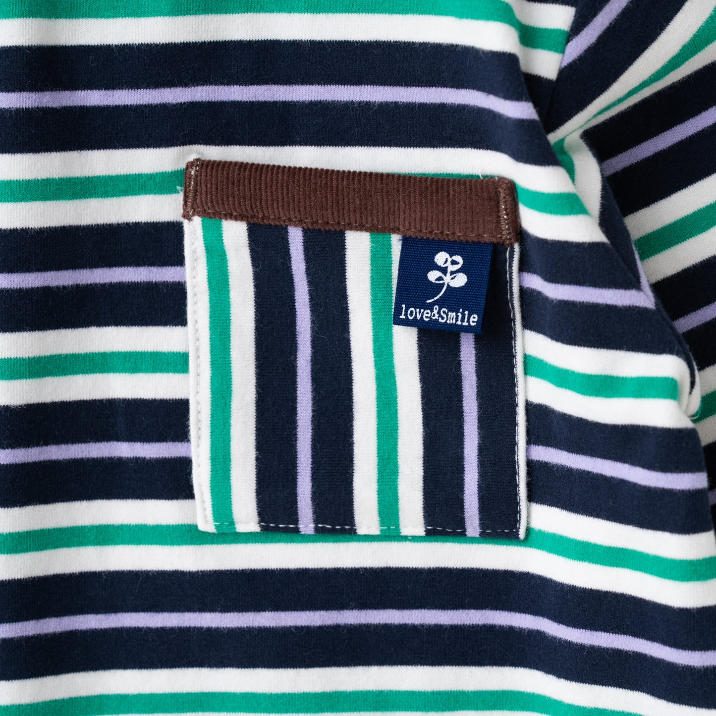 ハイネックTシャツ NAVY