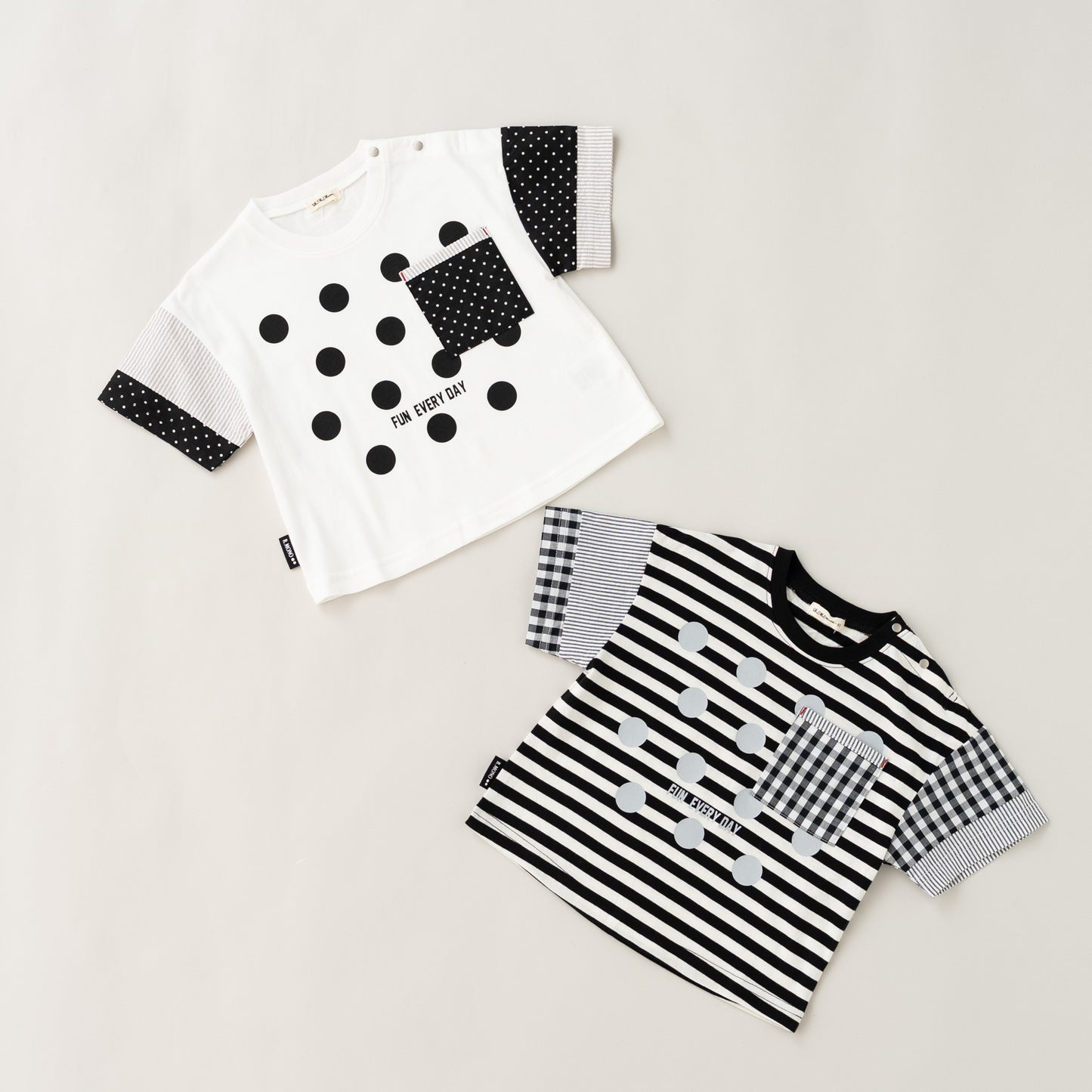胸ポケットワイドTシャツ BORDER