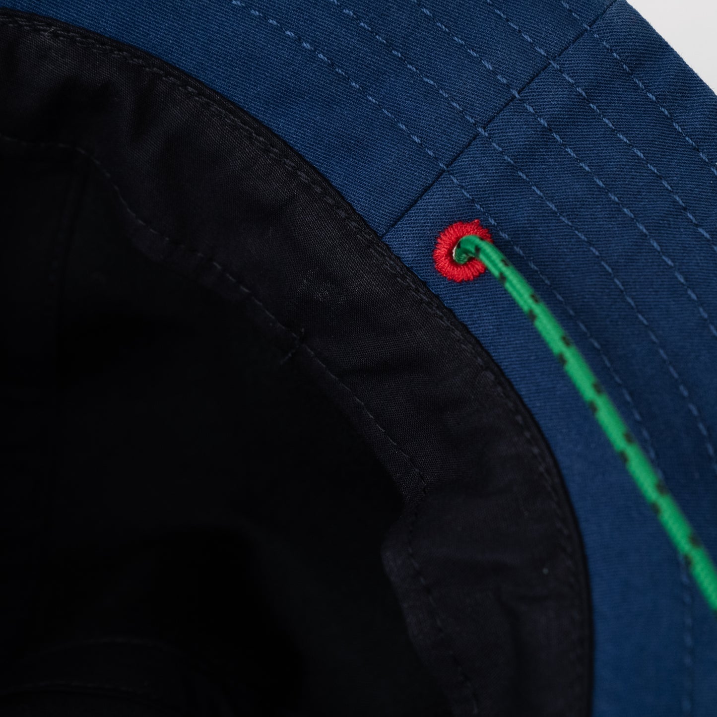 ワッペン付きサファリハット NAVY