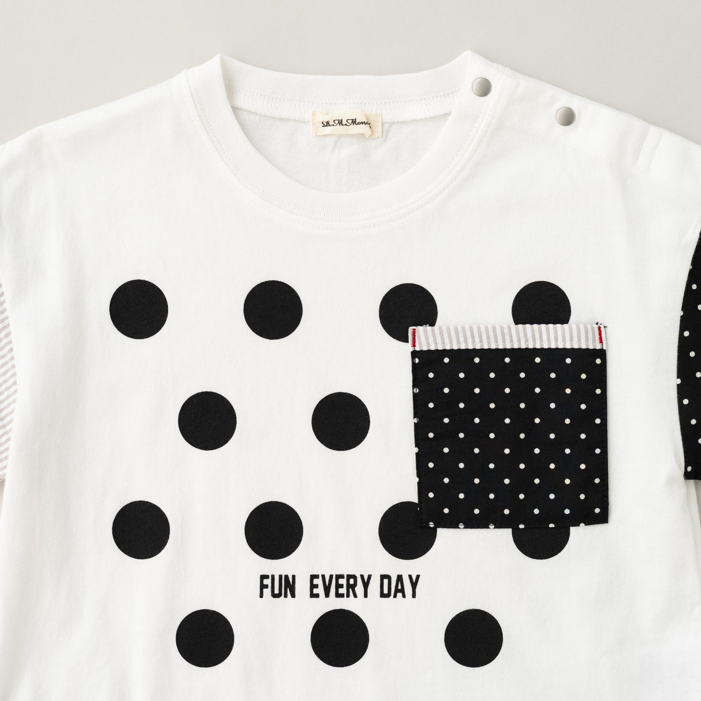 胸ポケットワイドTシャツ OFF-WHITE