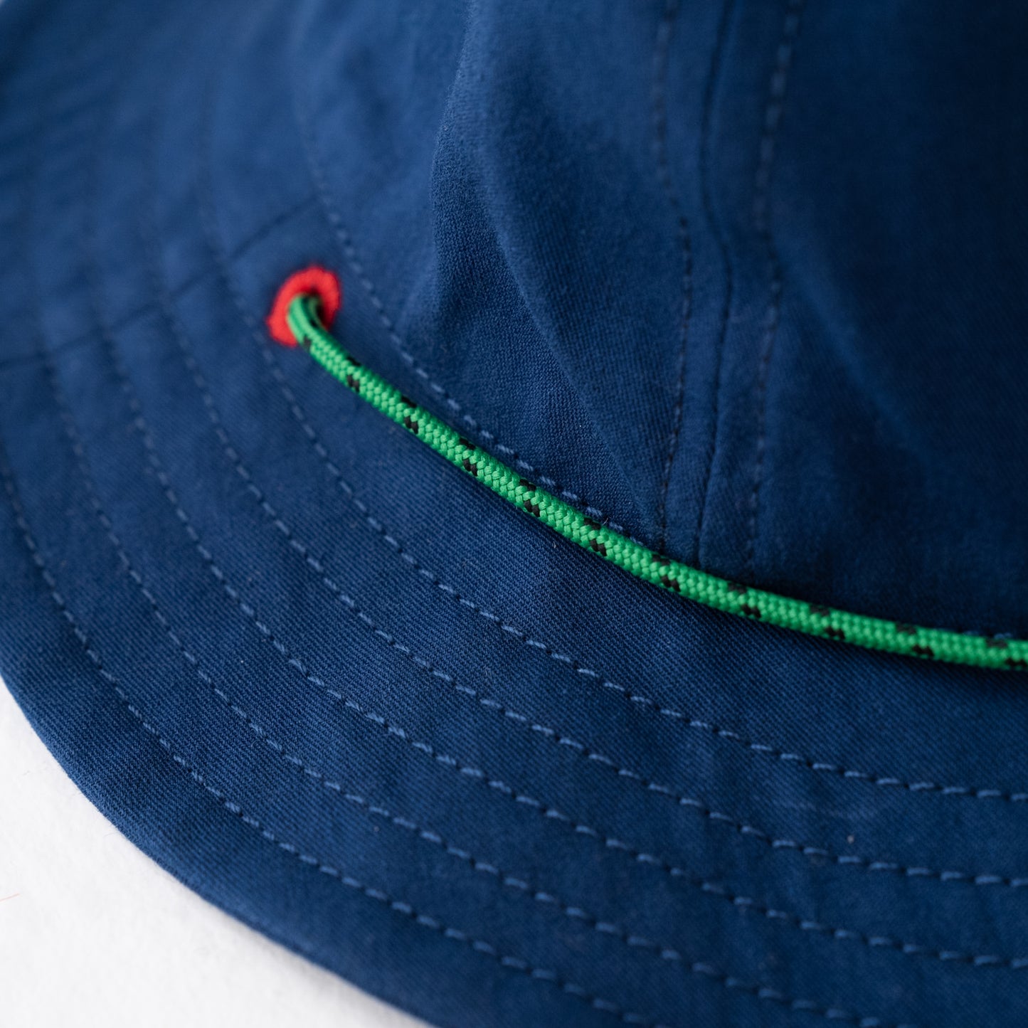 ワッペン付きサファリハット NAVY