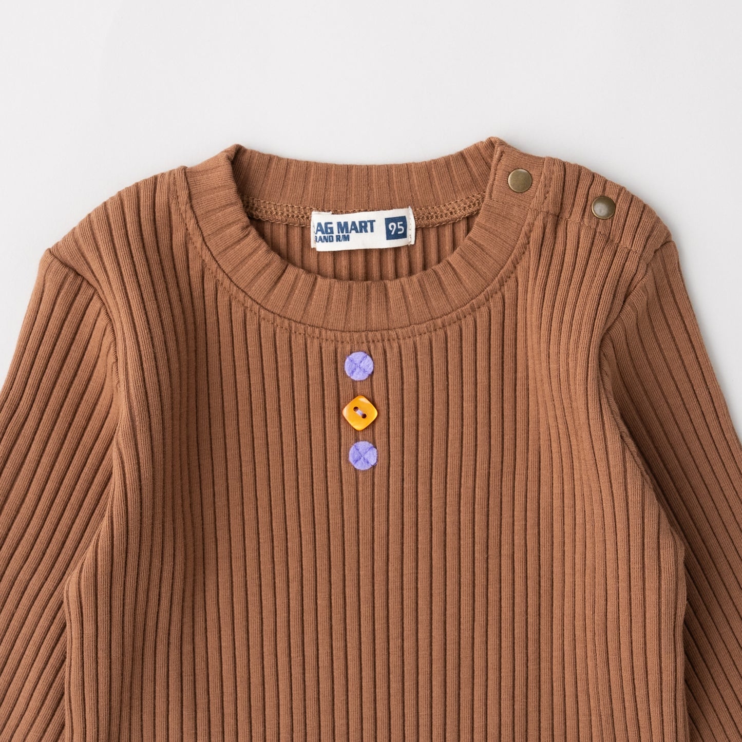 テレコTシャツ BROWN