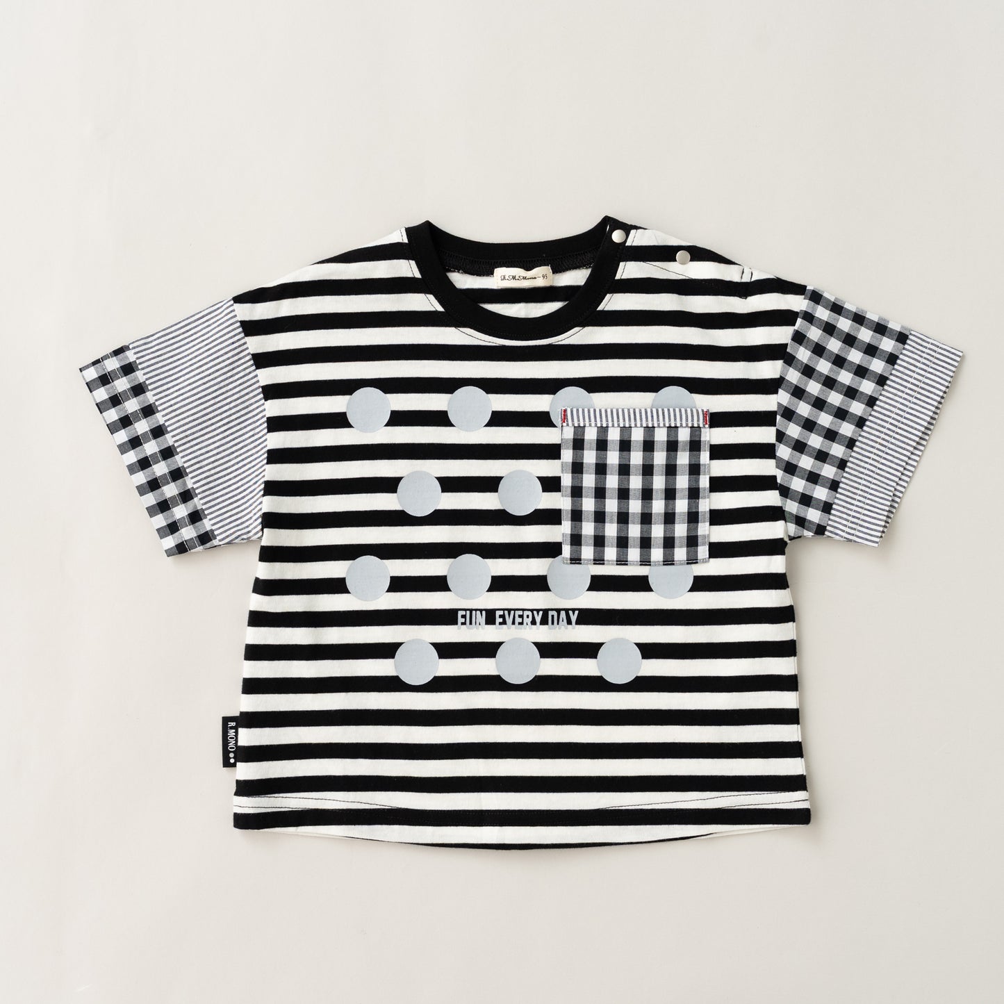 胸ポケットワイドTシャツ BORDER