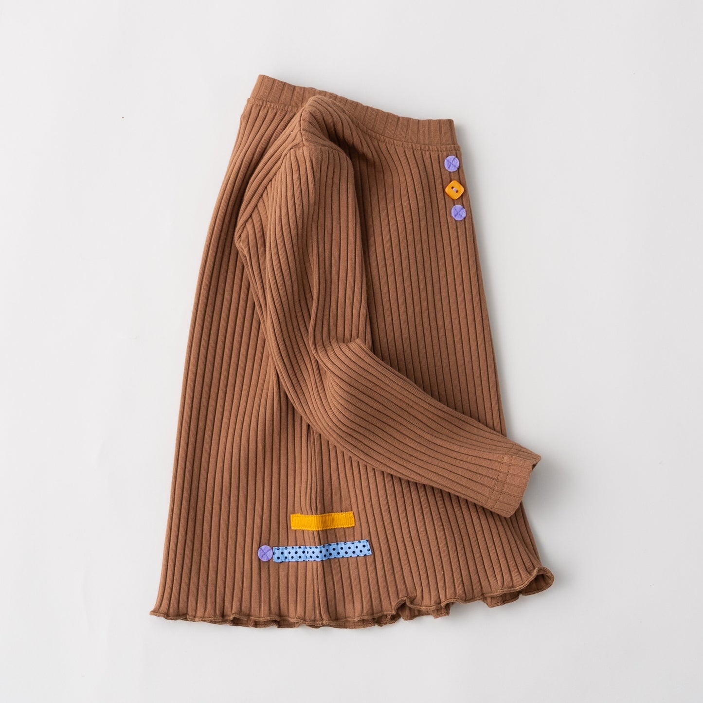 テレコTシャツ BROWN