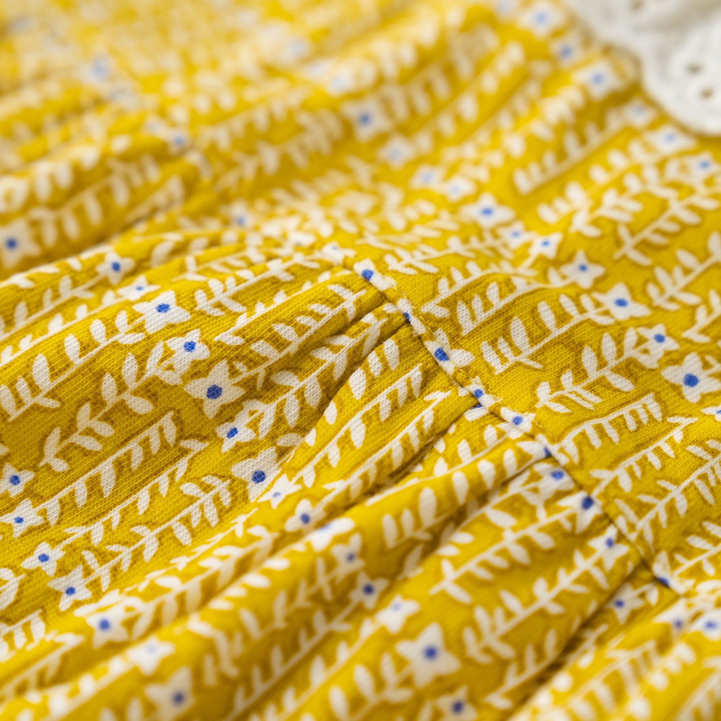 切り替え2WAYリボンカバーオール YELLOW