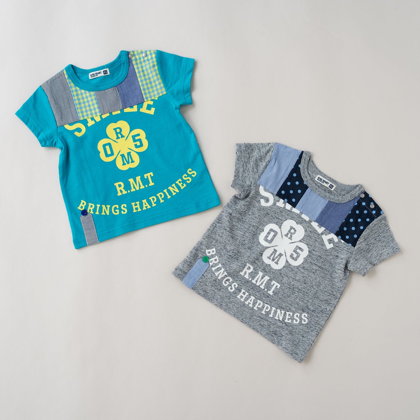 クローバーTシャツ BLUE