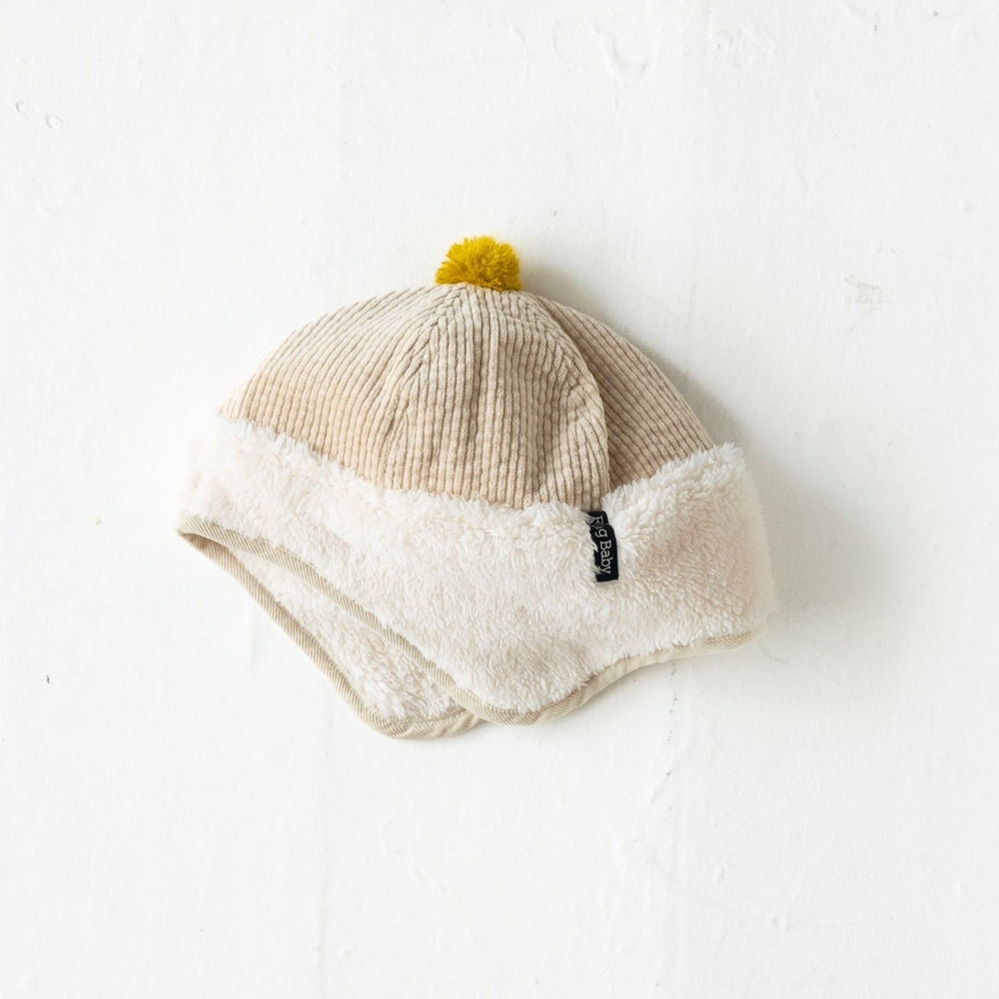 ぼん天付きパイロットキャップ BEIGE