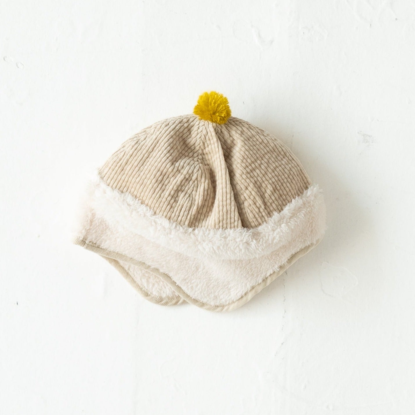 ぼん天付きパイロットキャップ BEIGE
