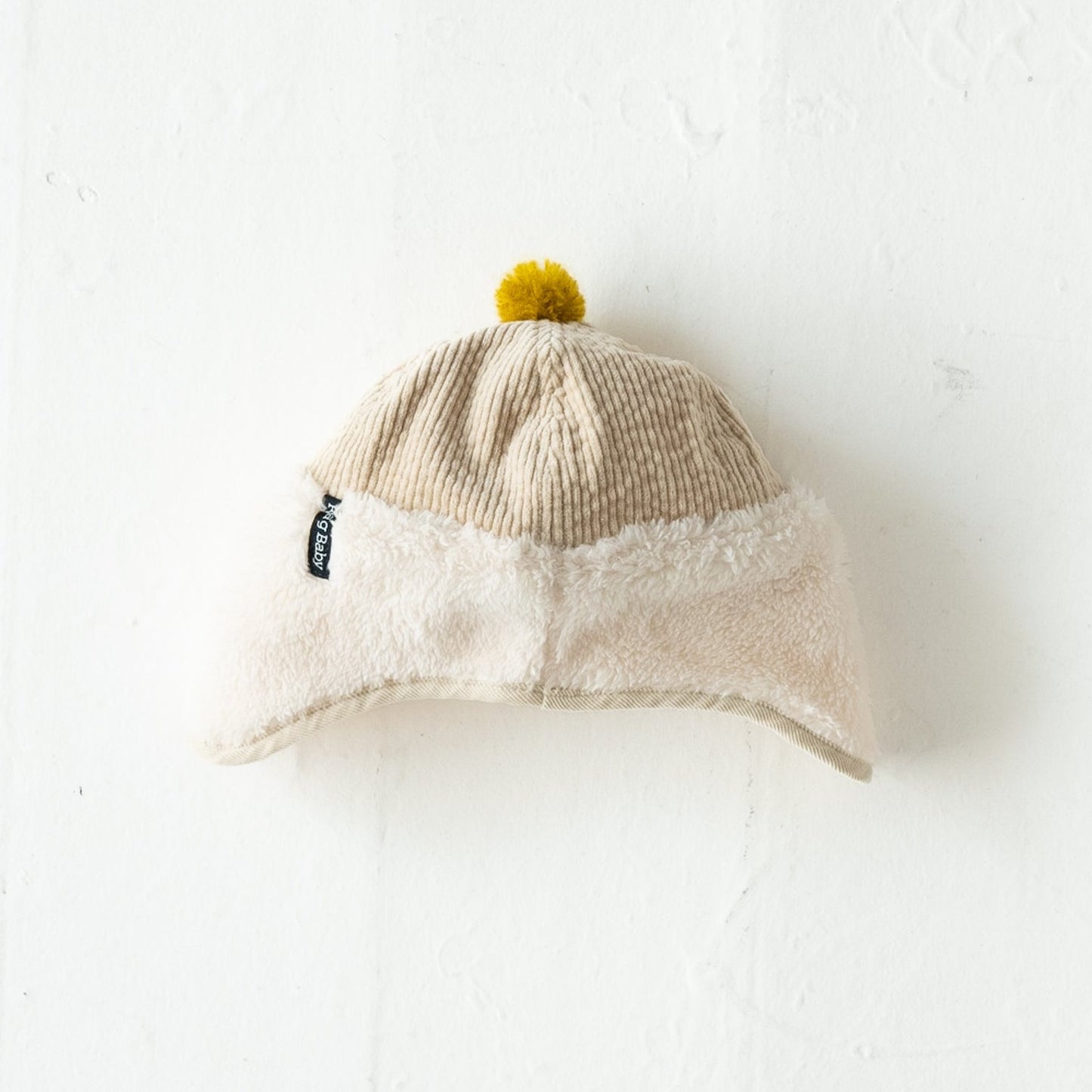 ぼん天付きパイロットキャップ BEIGE