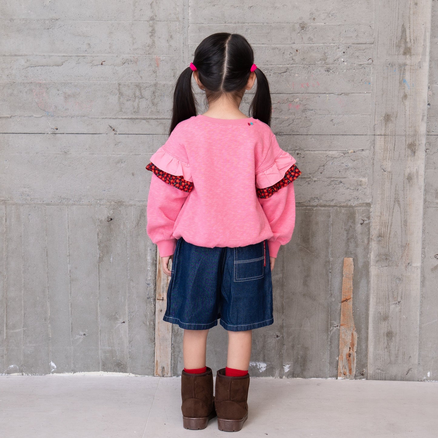 裏起毛トレーナー PINK