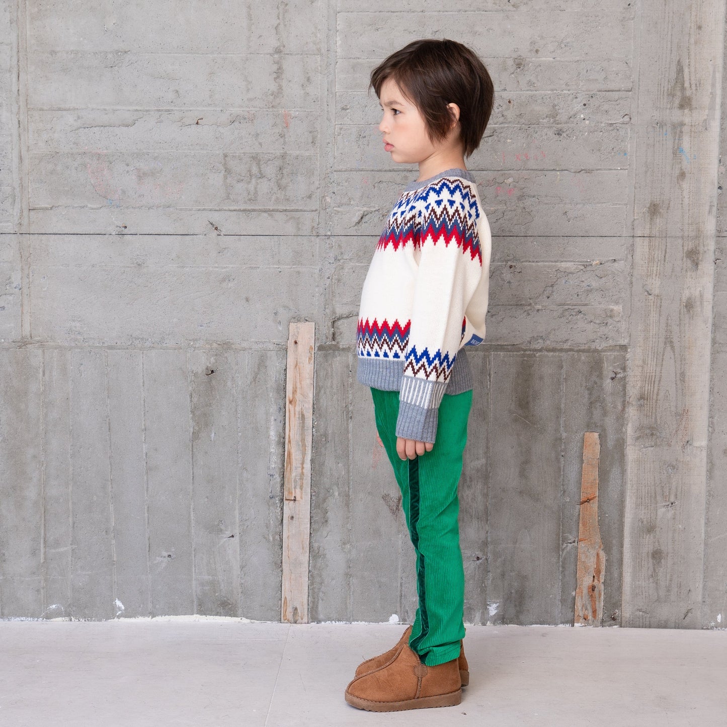 ノルディックニット OFF-WHITE