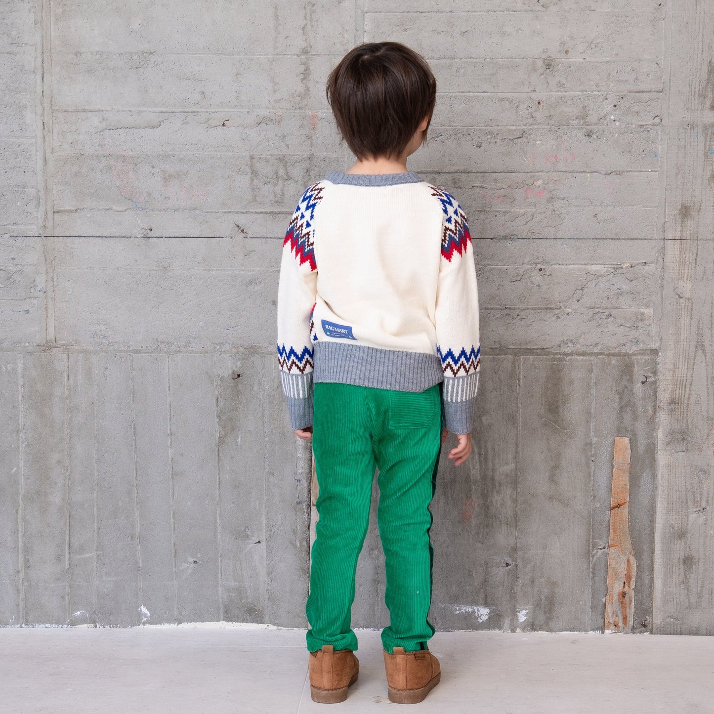 ノルディックニット OFF-WHITE