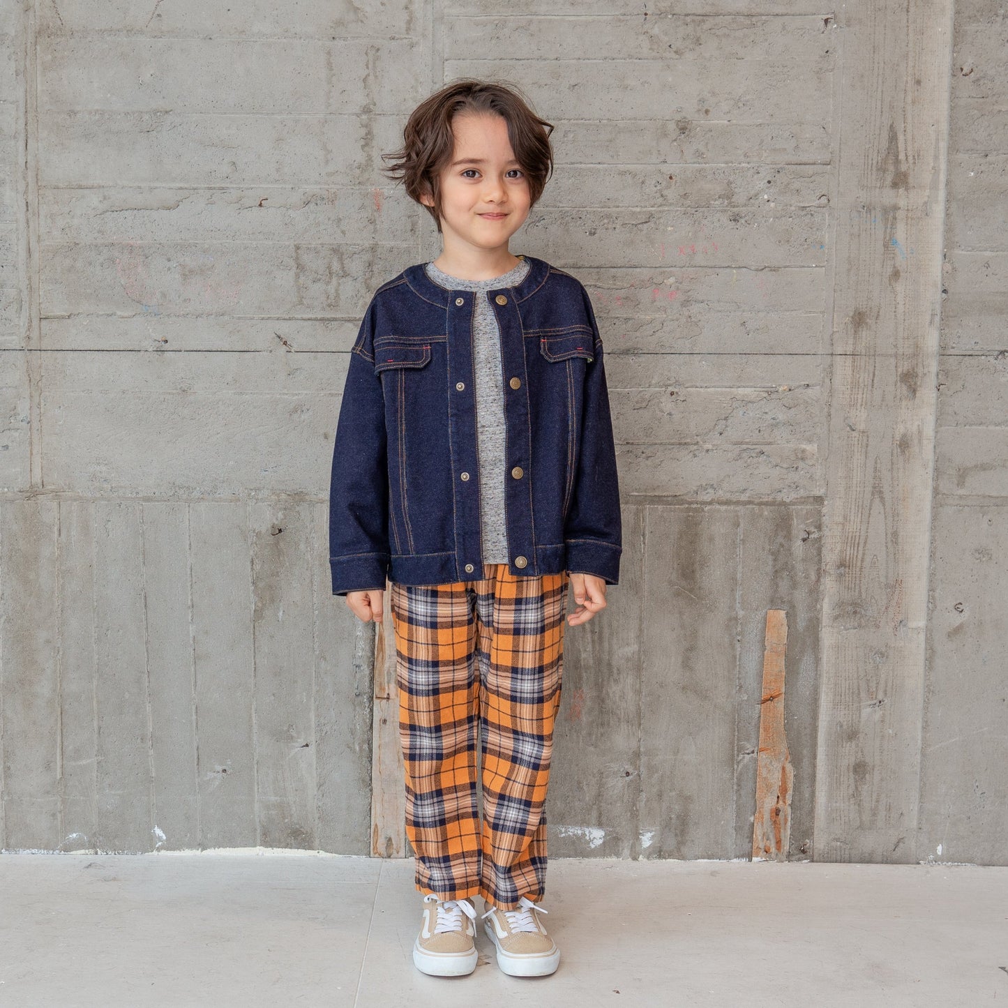 デニムニットジャケット NAVY