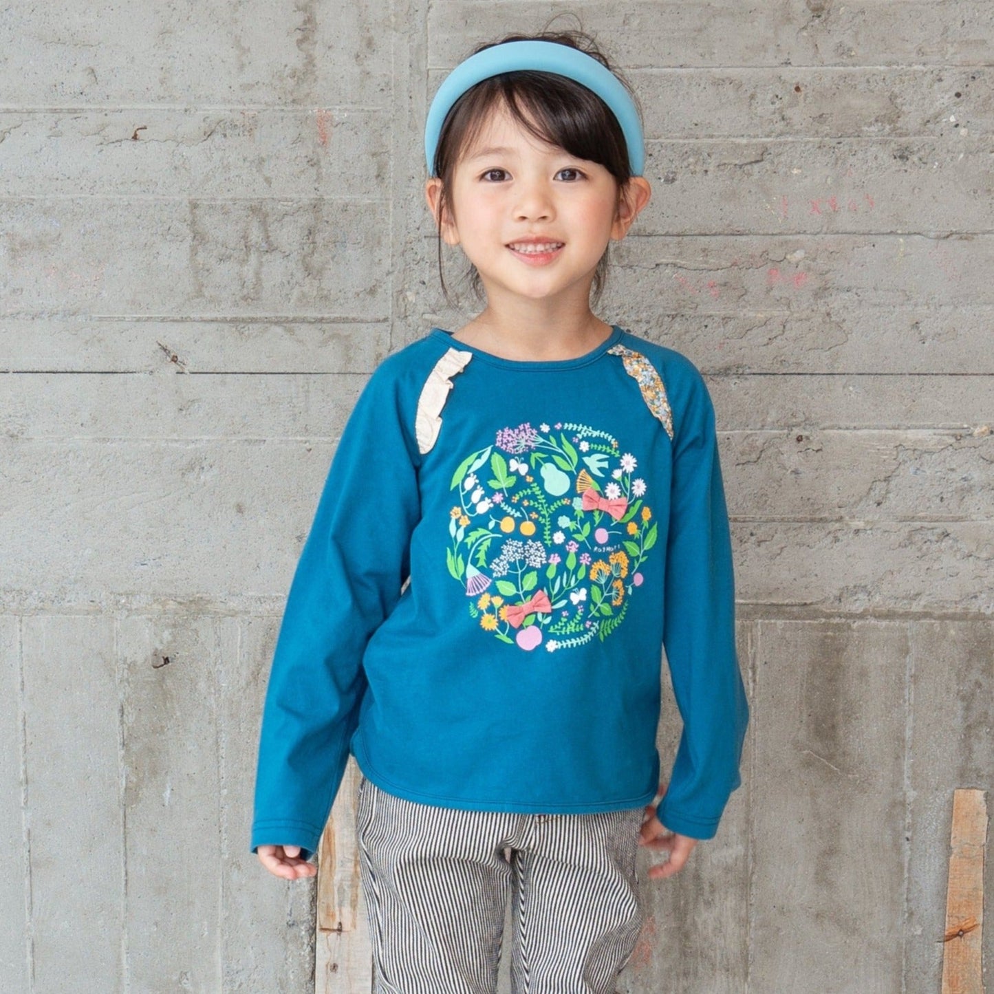 プリントTシャツ BLUE
