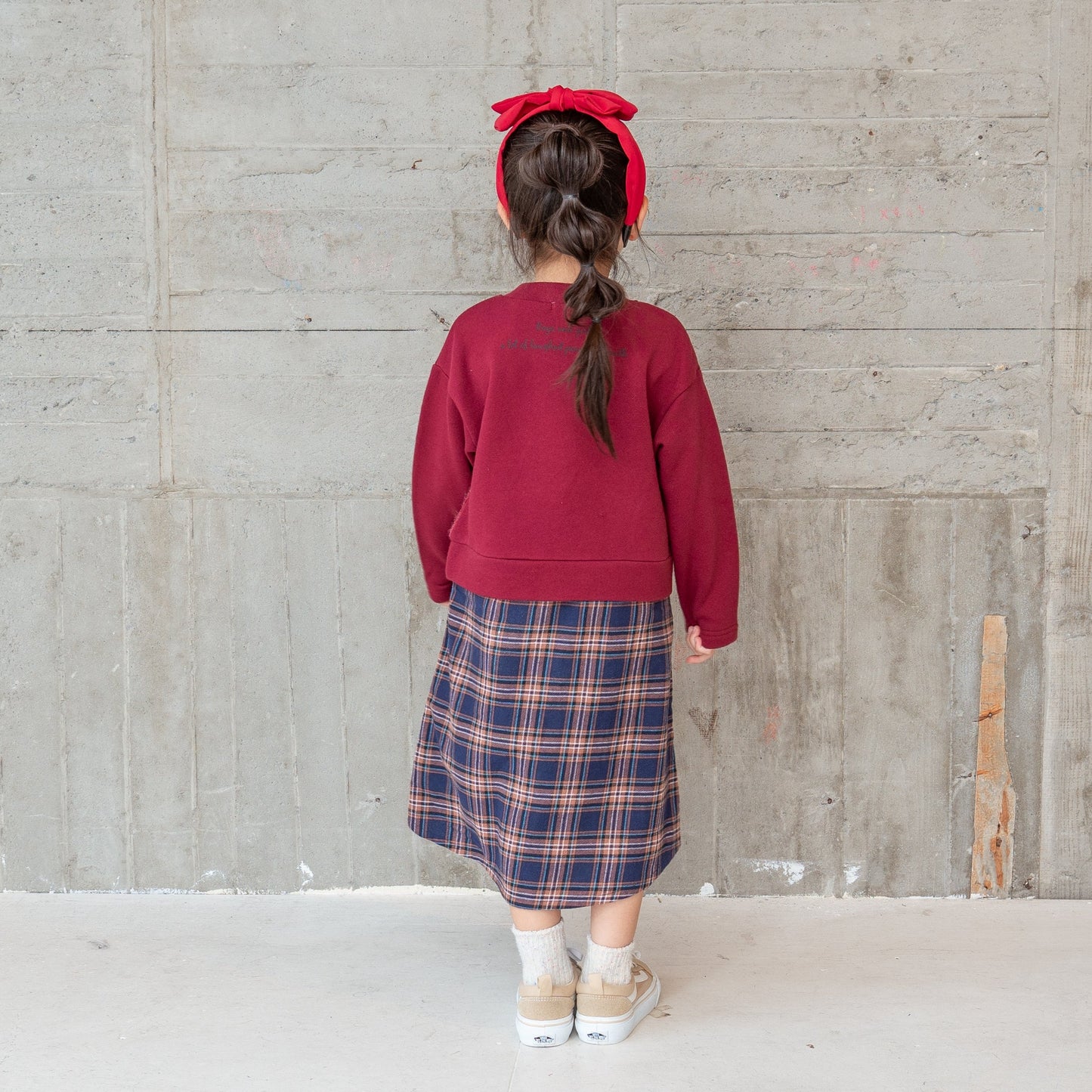 切り替えワンピース RED