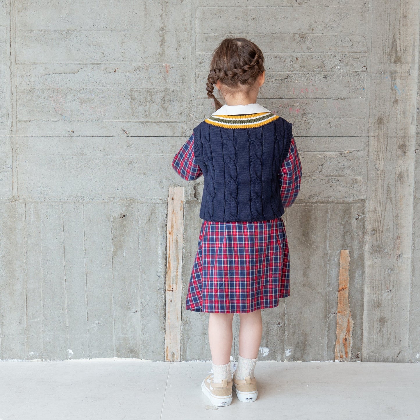 チルデンニットベスト NAVY