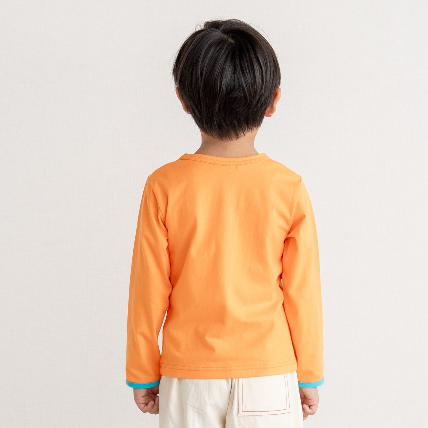 ロンT&ボーダーベストセット OFF-WHITE