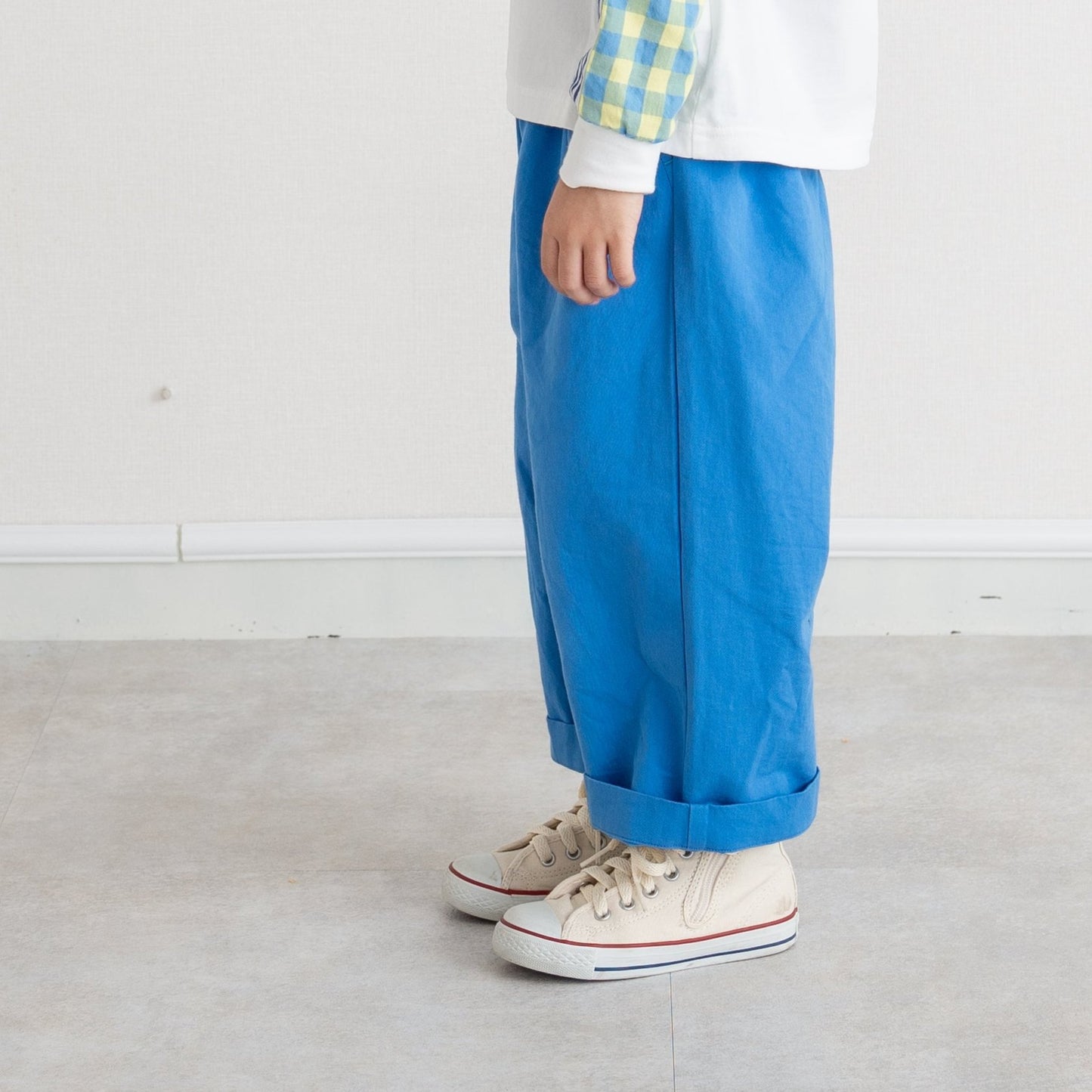 ワイドパンツ BLUE