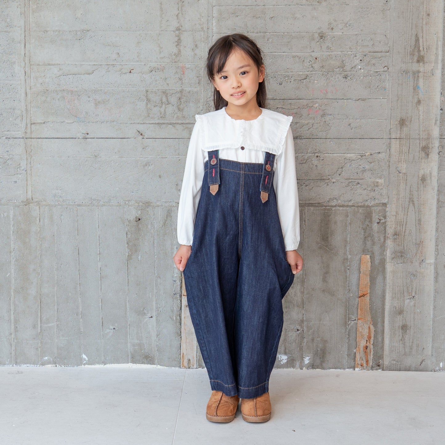 サロペットパンツ NAVY
