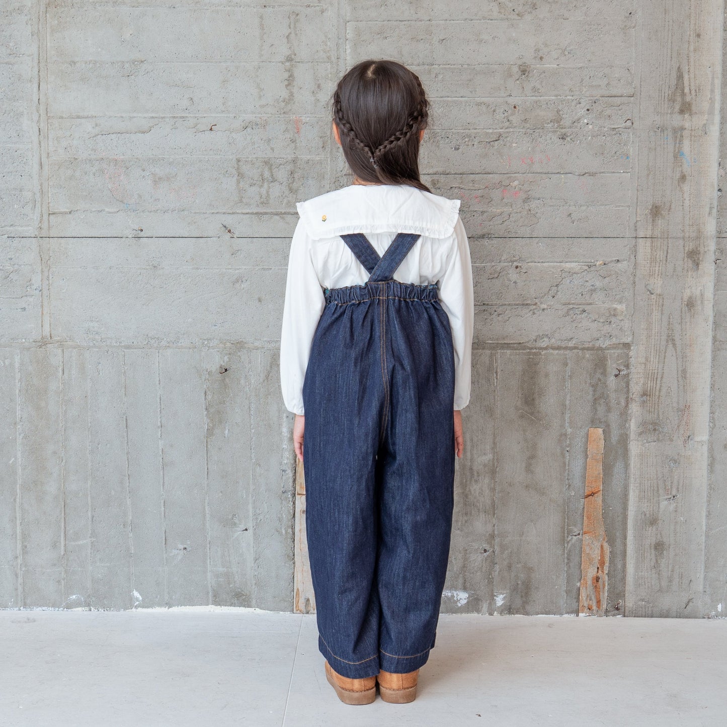 サロペットパンツ NAVY