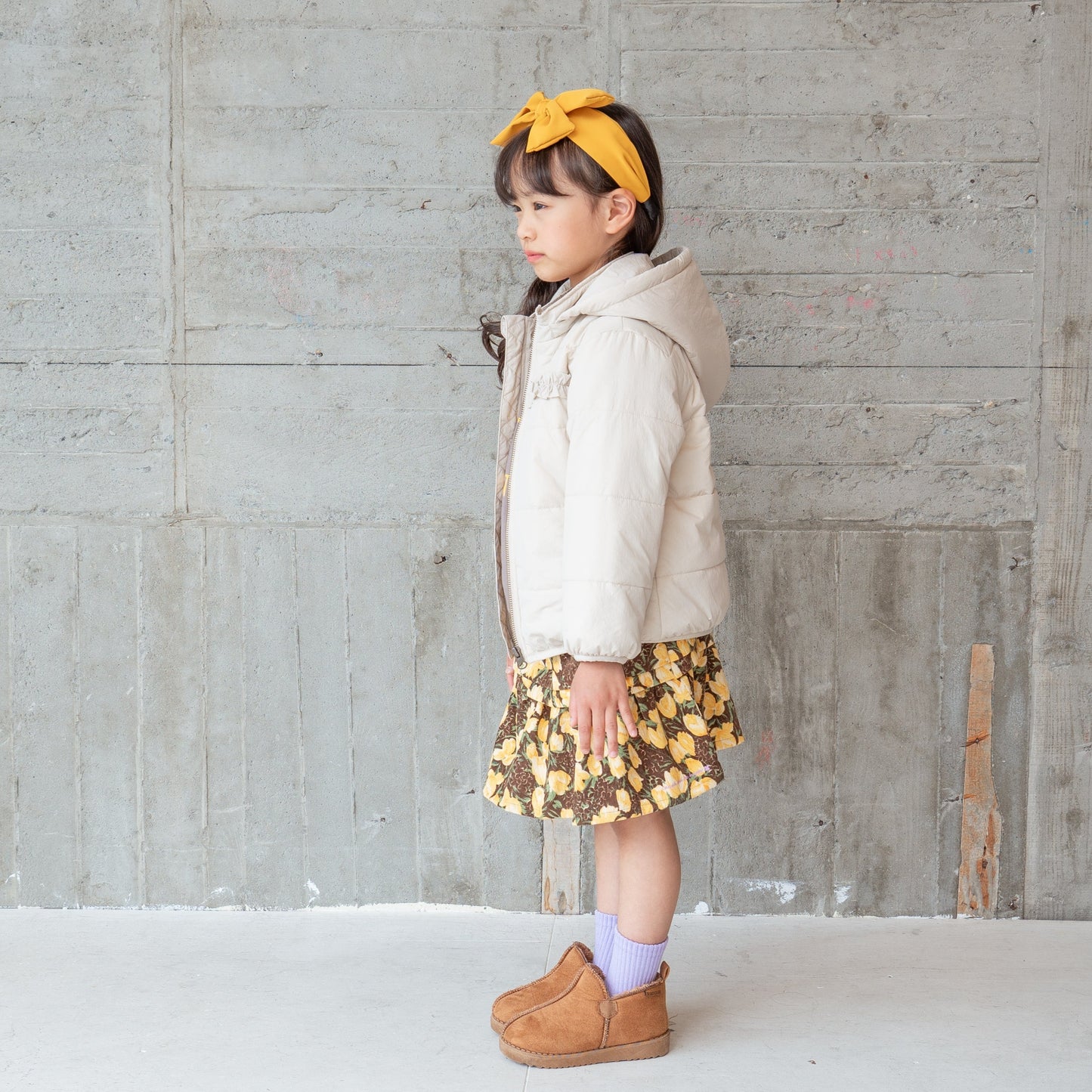 女児サーモライトブルゾン BEIGE