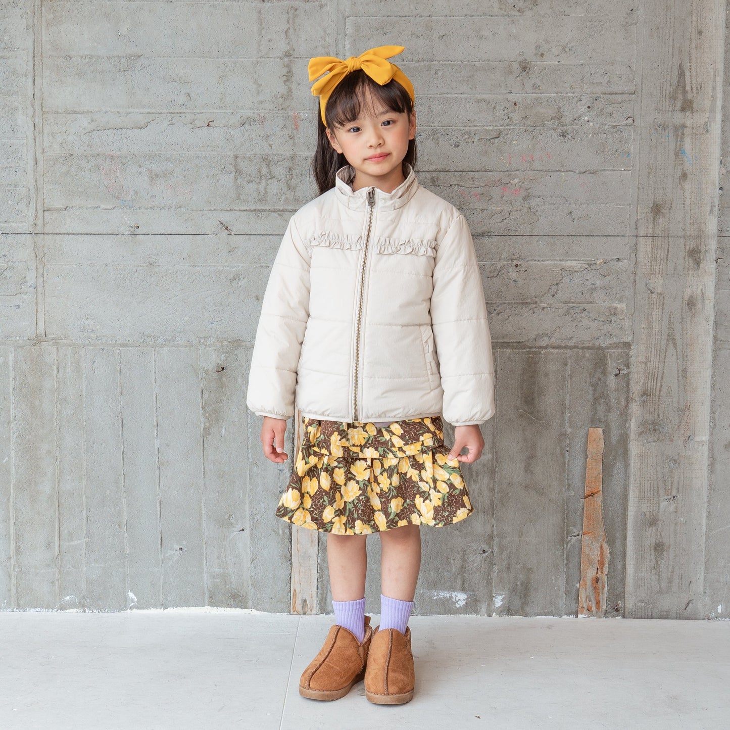 女児サーモライトブルゾン BEIGE