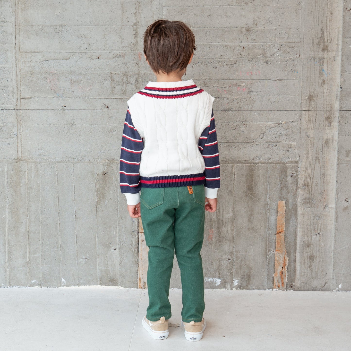 チルデンニットベスト OFF-WHITE