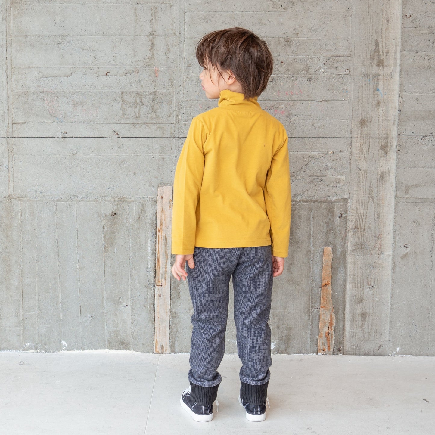 ハイネックTシャツ YELLOW