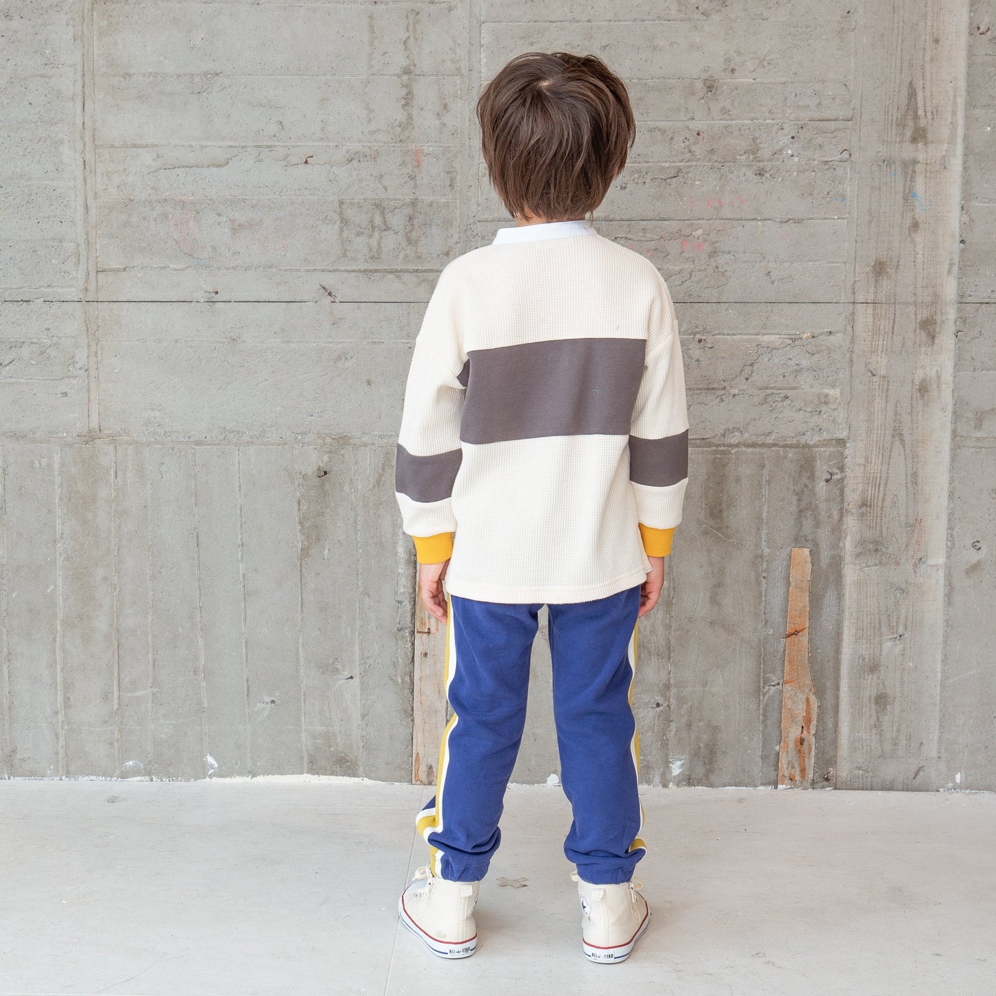 バンドカラーラガーシャツ IVORY