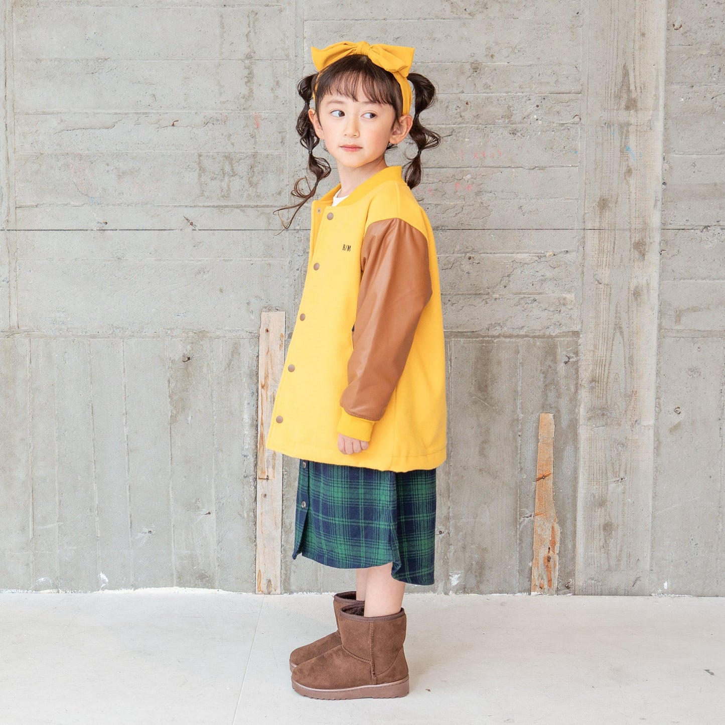 メルトンロングジャケット YELLOW
