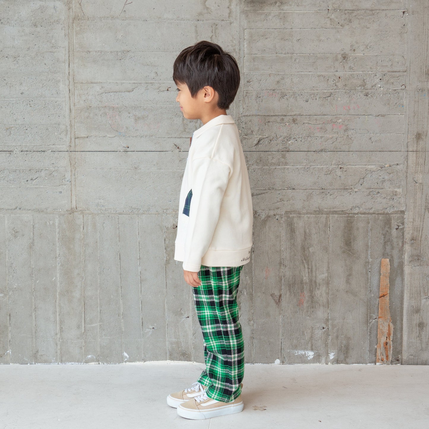 ジップアッププルオーバー IVORY