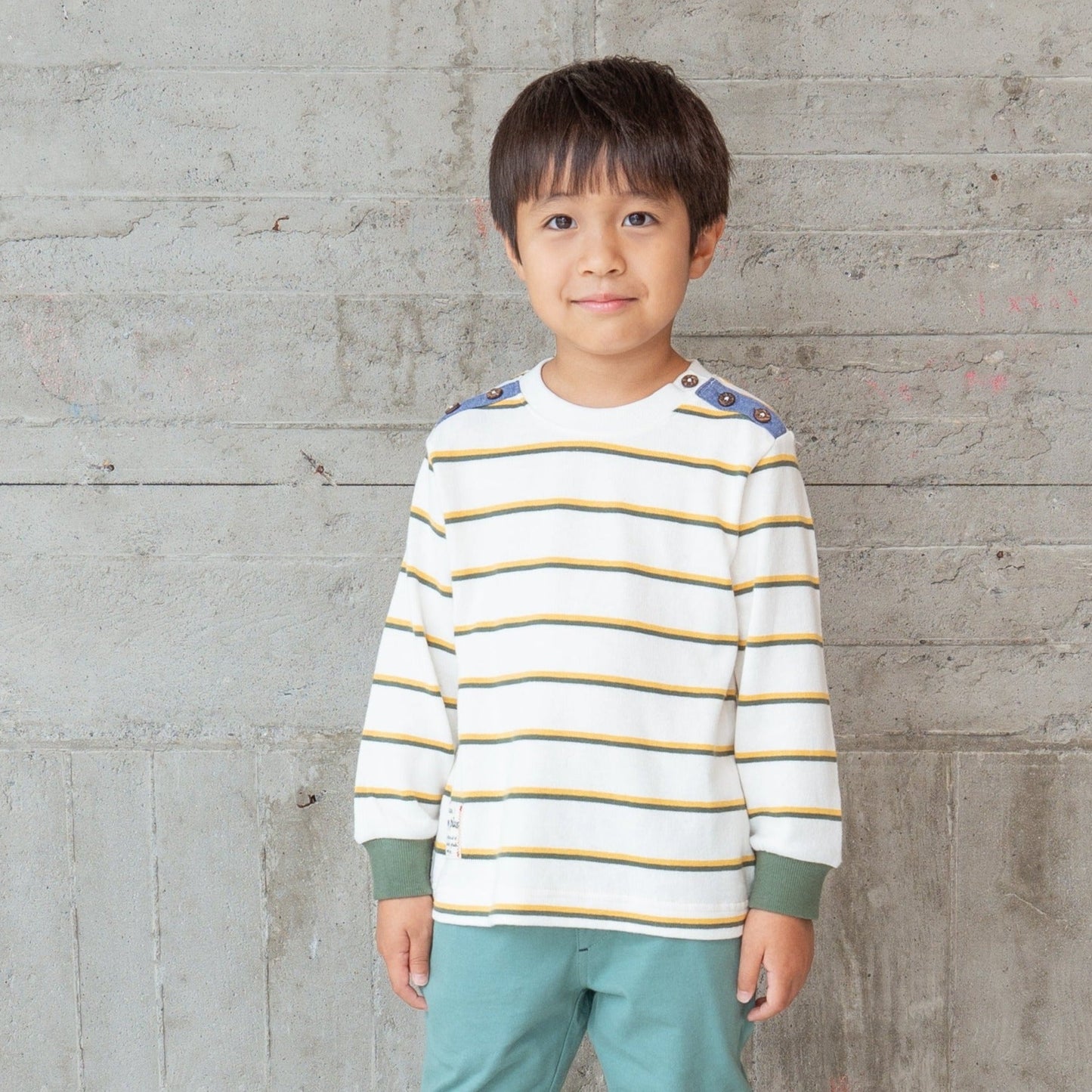 ノーカラーラガーシャツ OFF-WHITE
