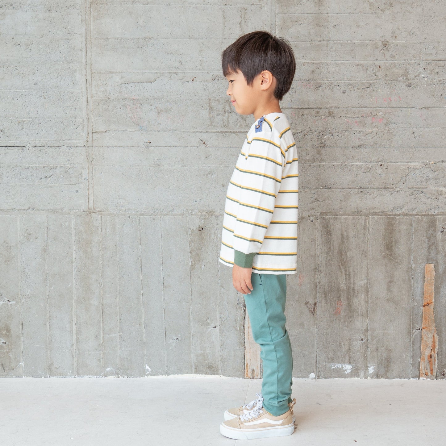 ノーカラーラガーシャツ OFF-WHITE