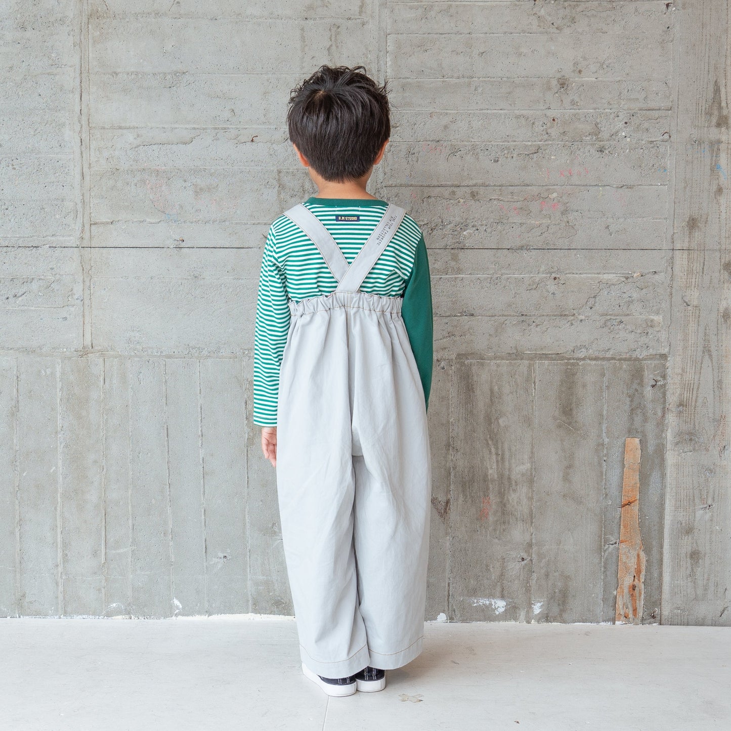 サロペットパンツ GREY