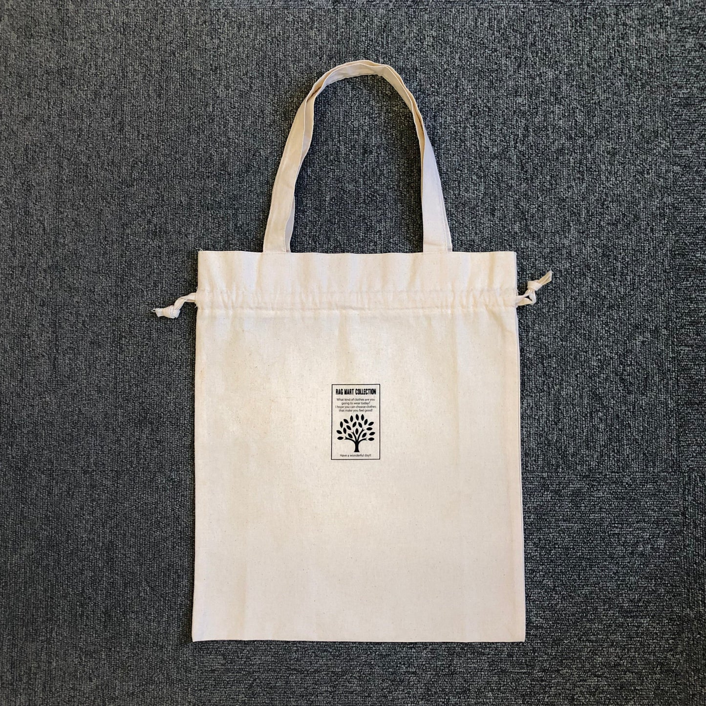 布製巾着バッグ
