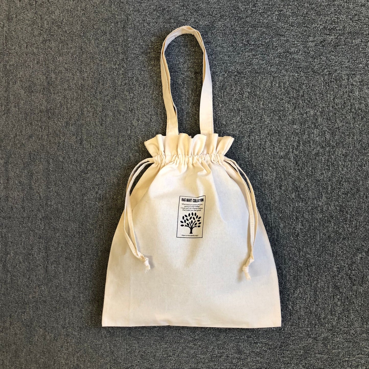布製巾着バッグ