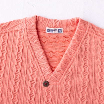 ワイドニットベスト PINK