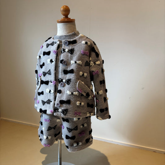 ボアフリースジャケット　GRAY