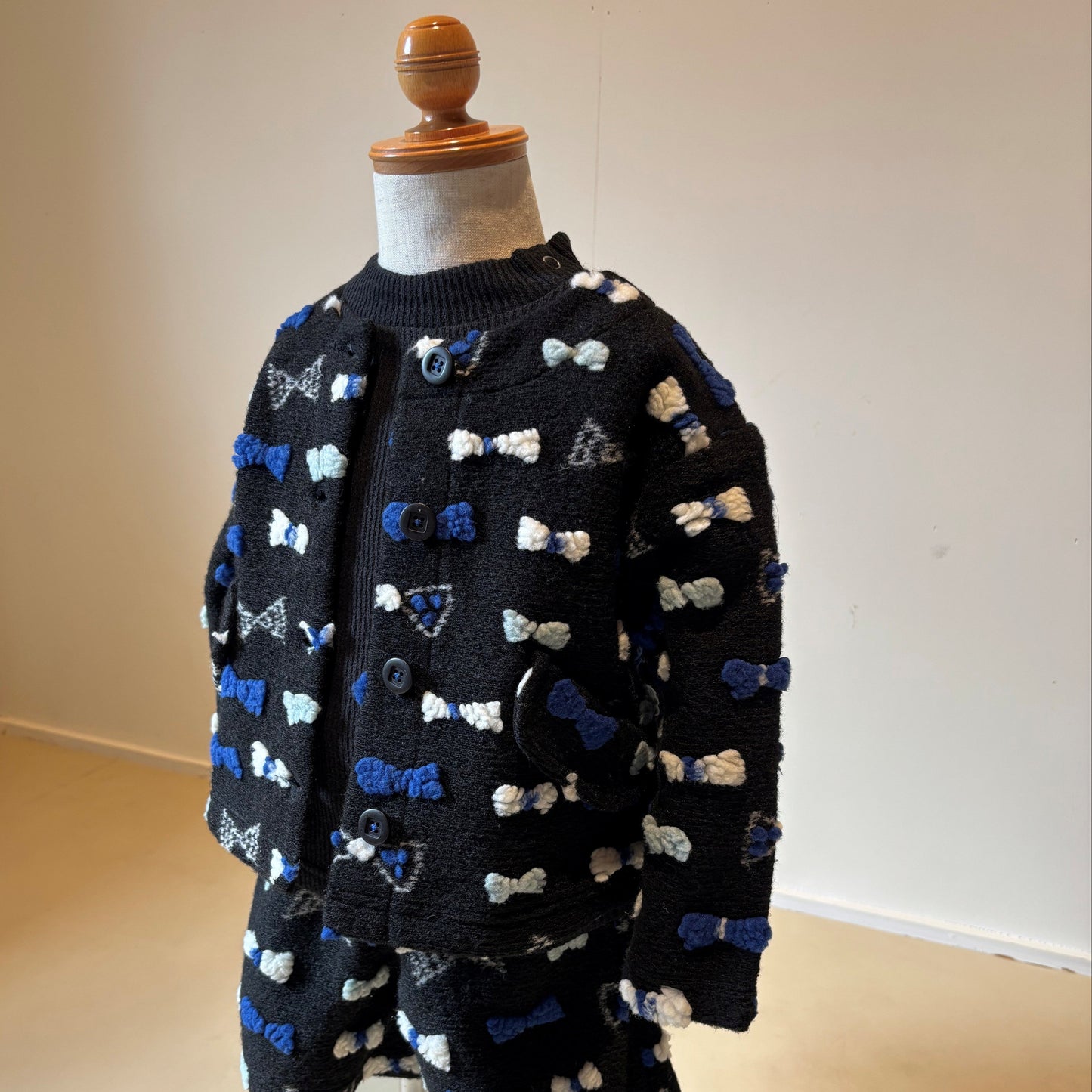 ボアフリースジャケット　BLACK