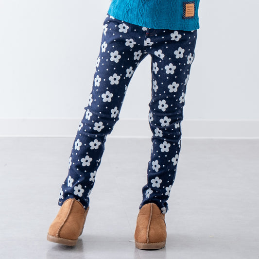 ニットデニムパンツ　PRINT
