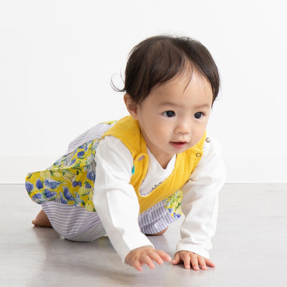 ベビーチュニック＆パンツセット　YELLOW