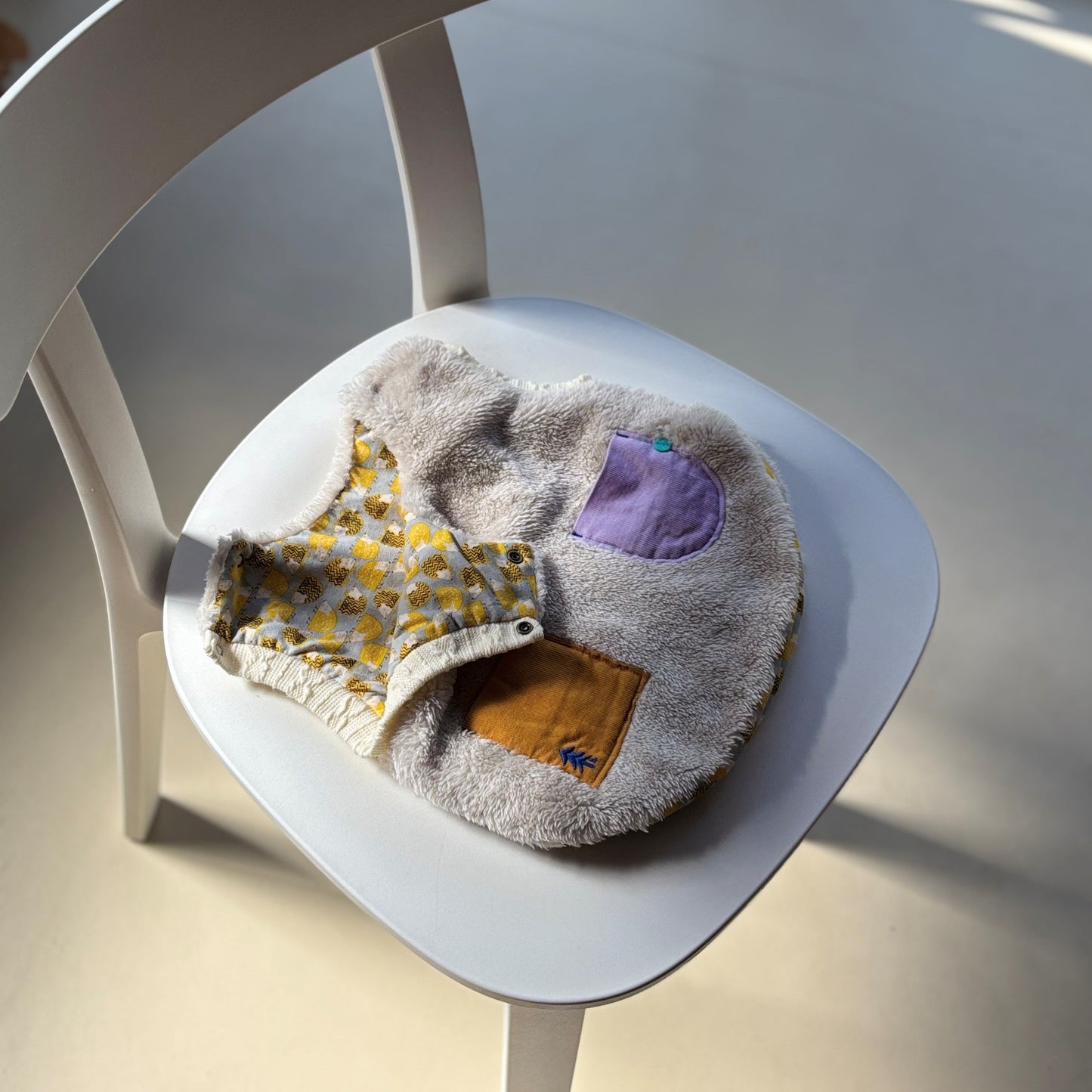 リバーシブルファーベルト　【はりねずみ】　BEIGE