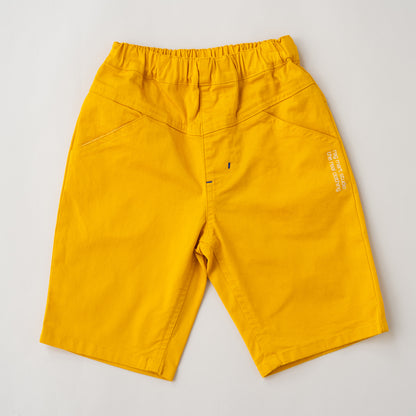 ストレッチカラーパンツ５分丈　YELLOW