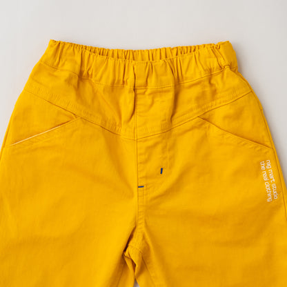ストレッチカラーパンツ５分丈　YELLOW
