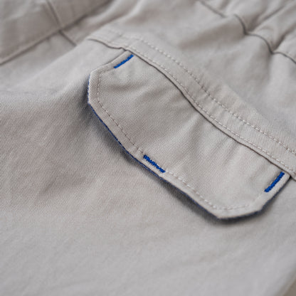 ストレッチカラーパンツ５分丈　GRAY