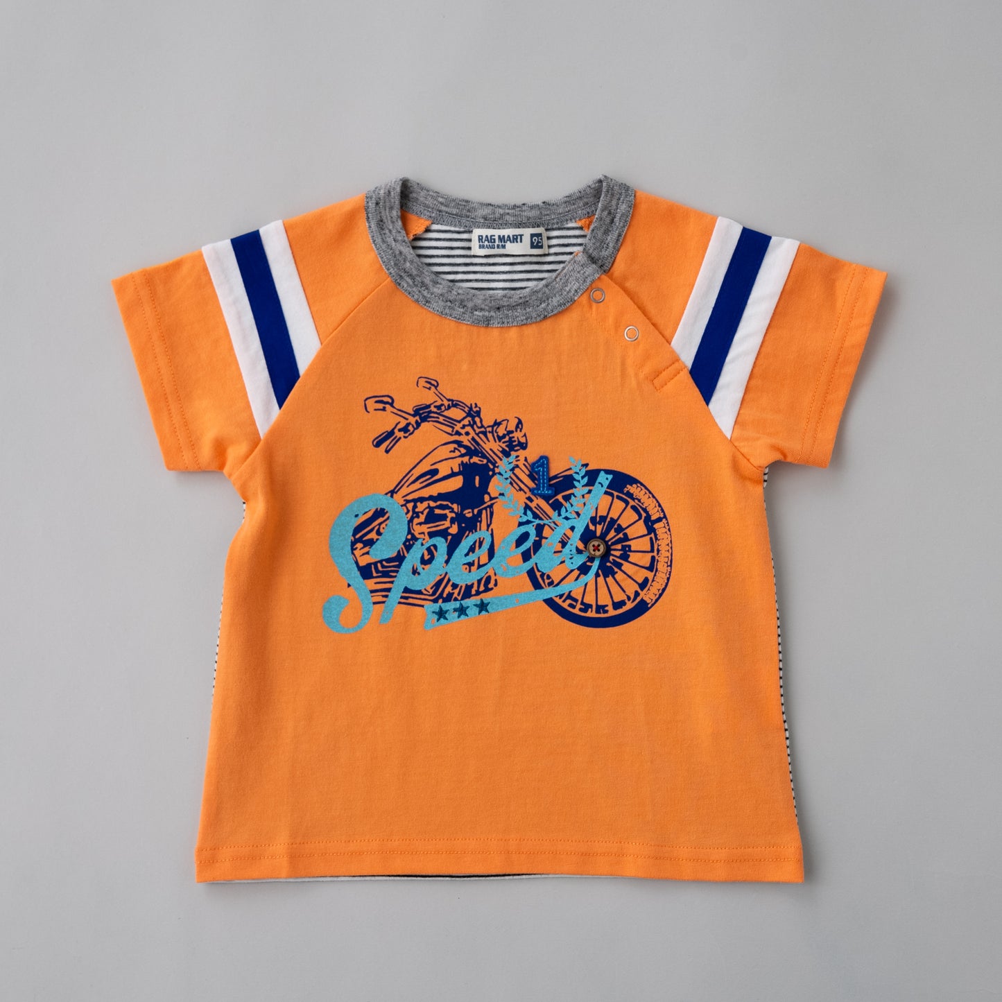 クレリック乗り物Tシャツ【バイク】　ORANGE