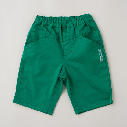 ストレッチカラーパンツ５分丈　GREEN