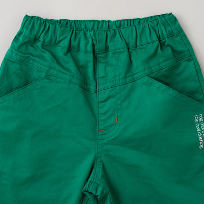 ストレッチカラーパンツ５分丈　GREEN